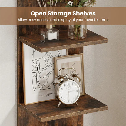 GrainStep 5-Tier Wall Mounted Corner Shelf – detail 9