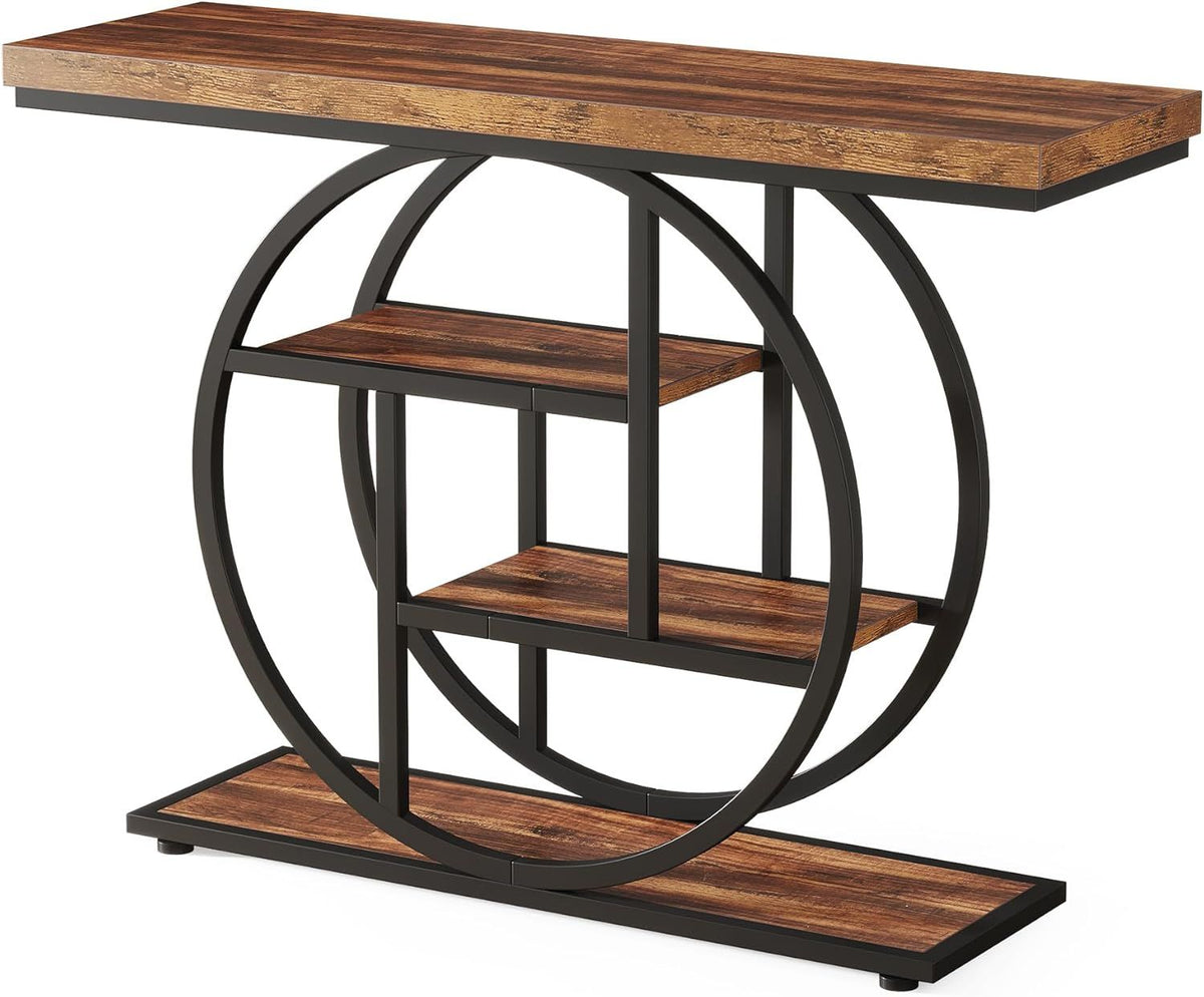 RoundFrame Rustic Console Table – detail 3
