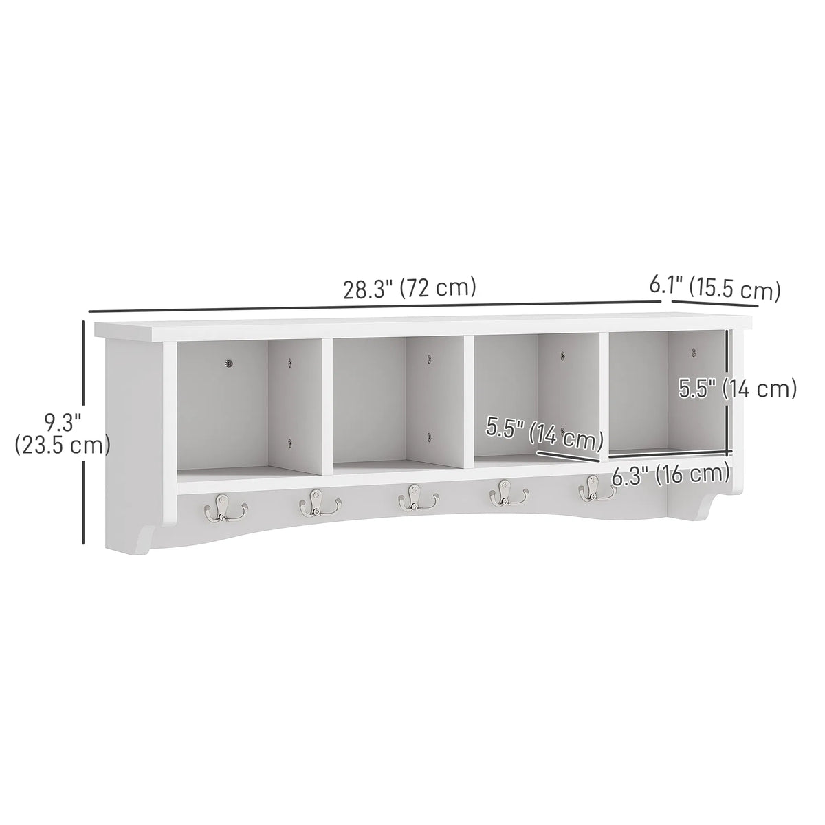 HookHaven Wall-Mounted Coat Rack – detail 4