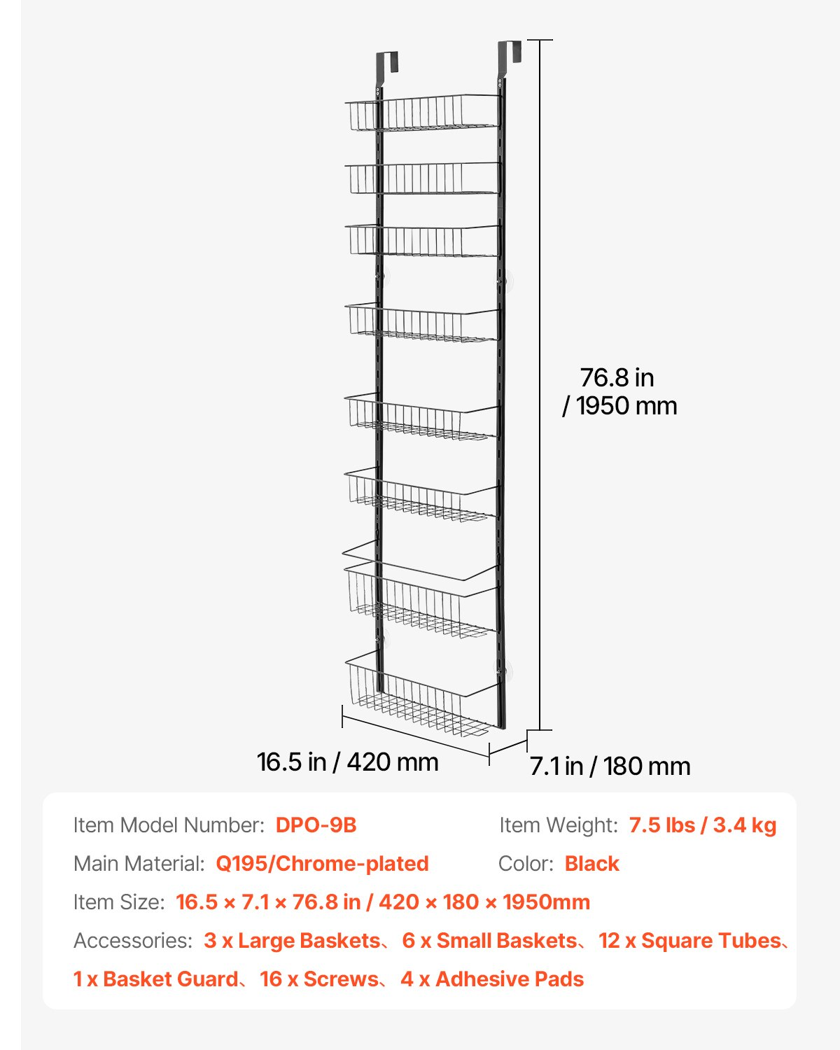 HangWell 9-Tier Pantry Organizer – detail 5