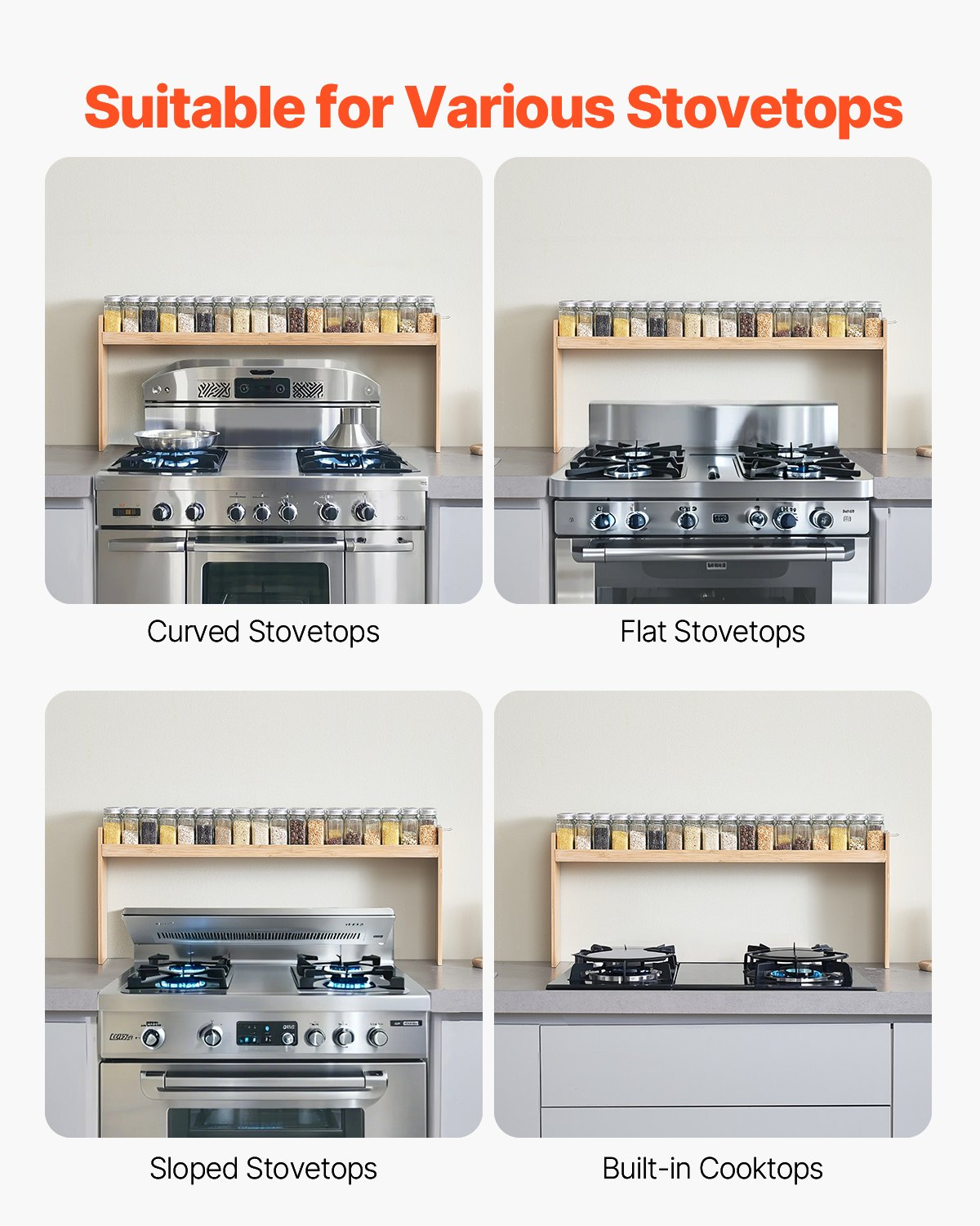 StoveArc Over-the-Stove Spice Shelf