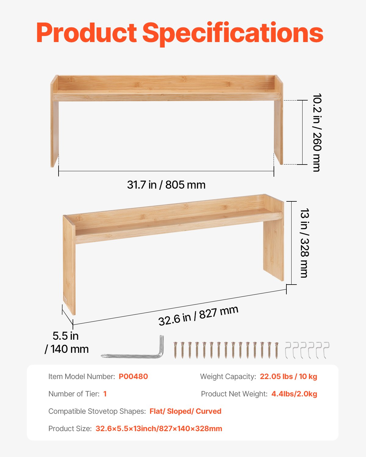 StoveArc Over-the-Stove Spice Shelf – detail 5