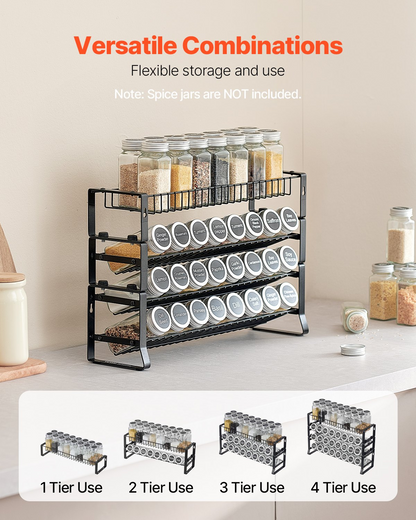 StackSpice 4-Tier Spice Rack