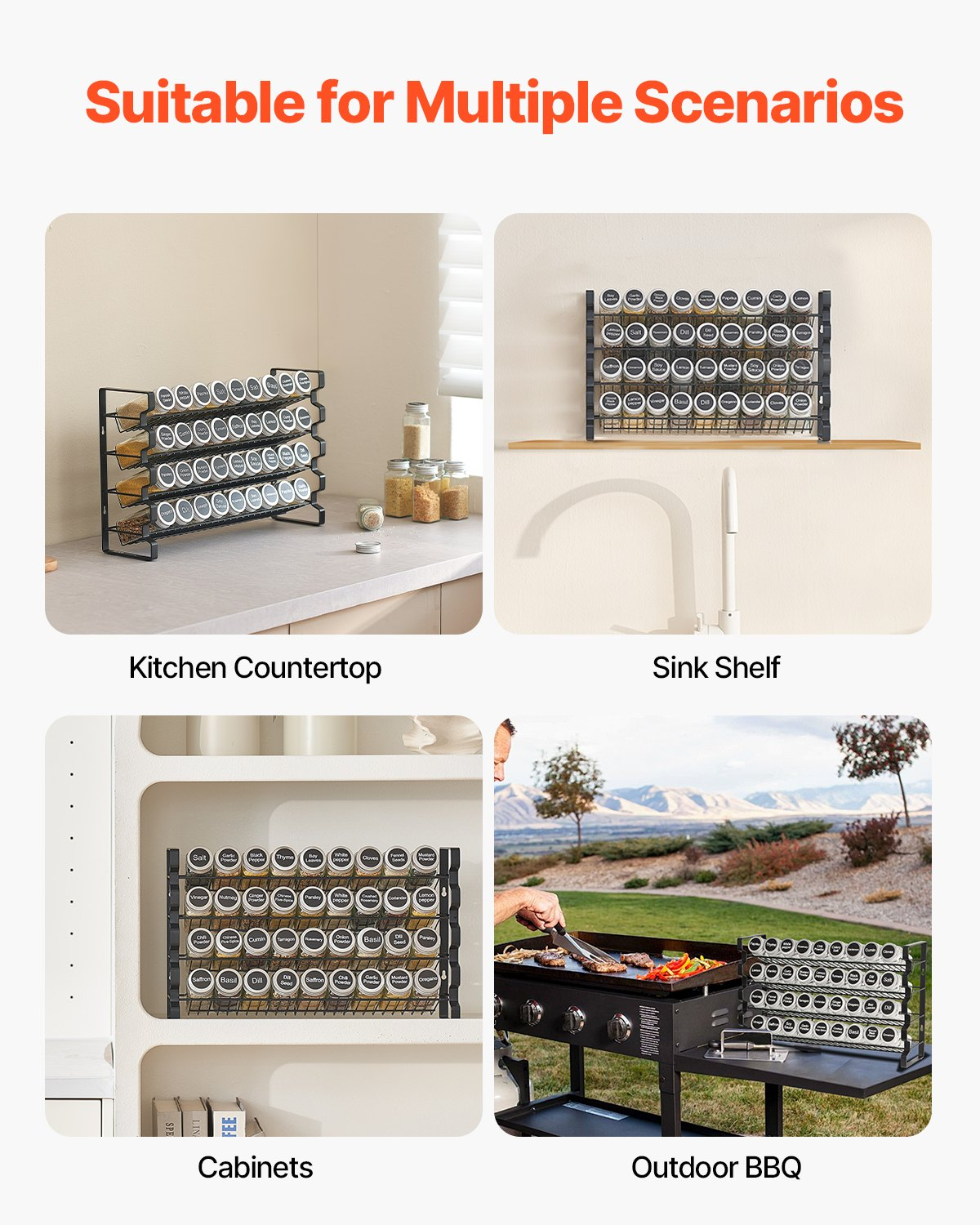 JarSet 36-Jar Spice Organizer Kit – detail 4