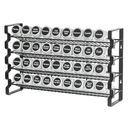 JarSet 36-Jar Spice Organizer Kit – detail 7
