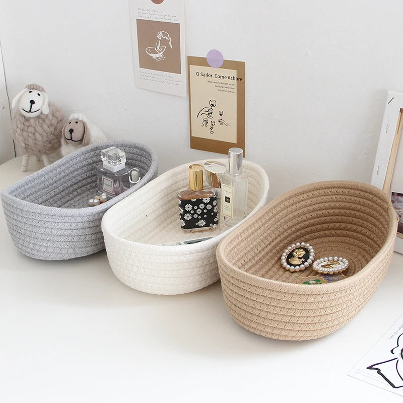 SoftWeave Oval Storage Basket