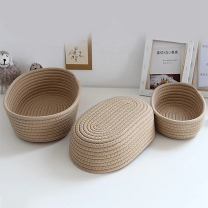 SoftWeave Oval Storage Basket – detail 2