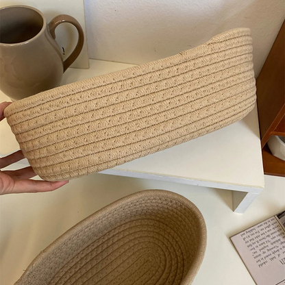 SoftWeave Oval Storage Basket – detail 3