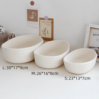 SoftWeave Oval Storage Basket – detail 5