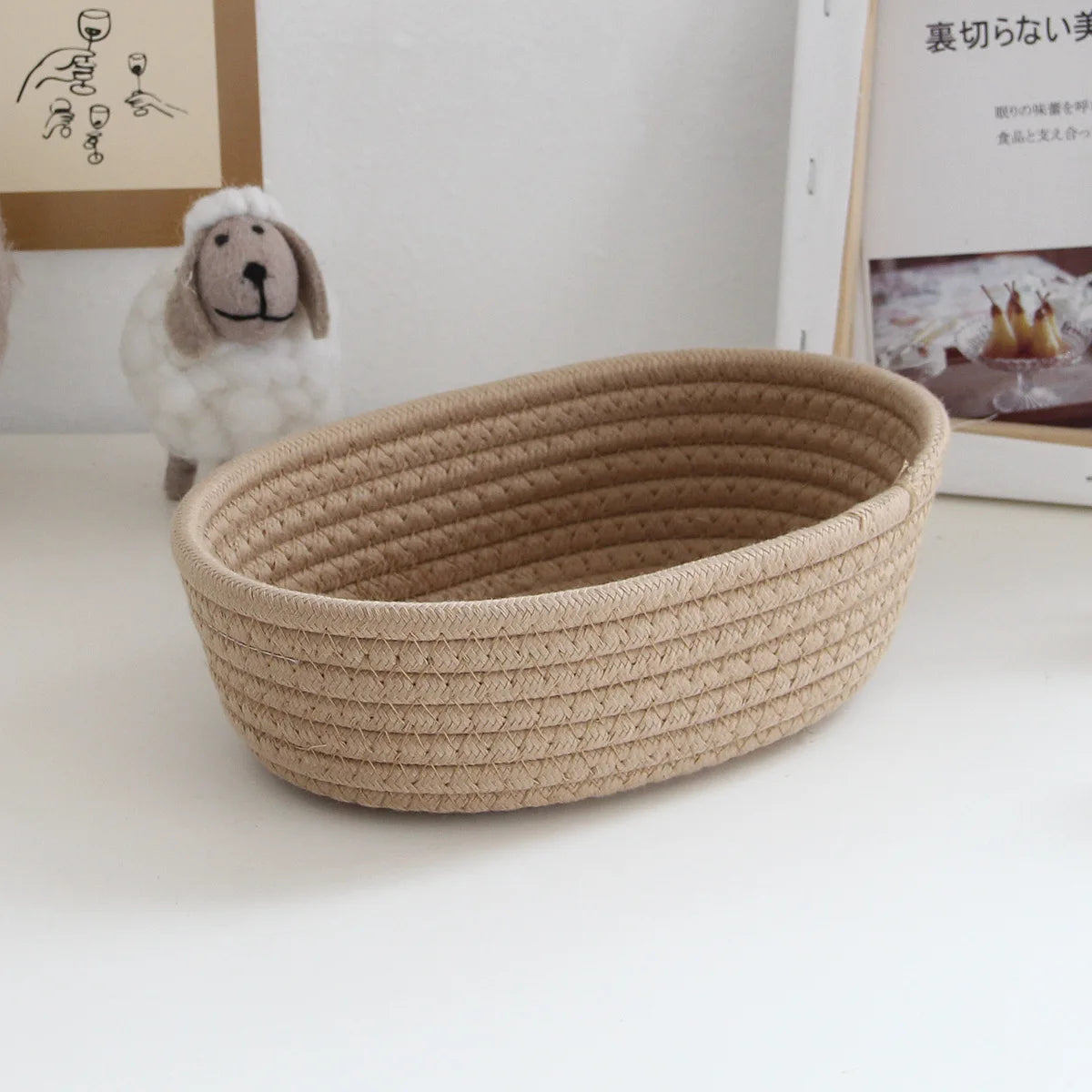 SoftWeave Oval Storage Basket – detail 6