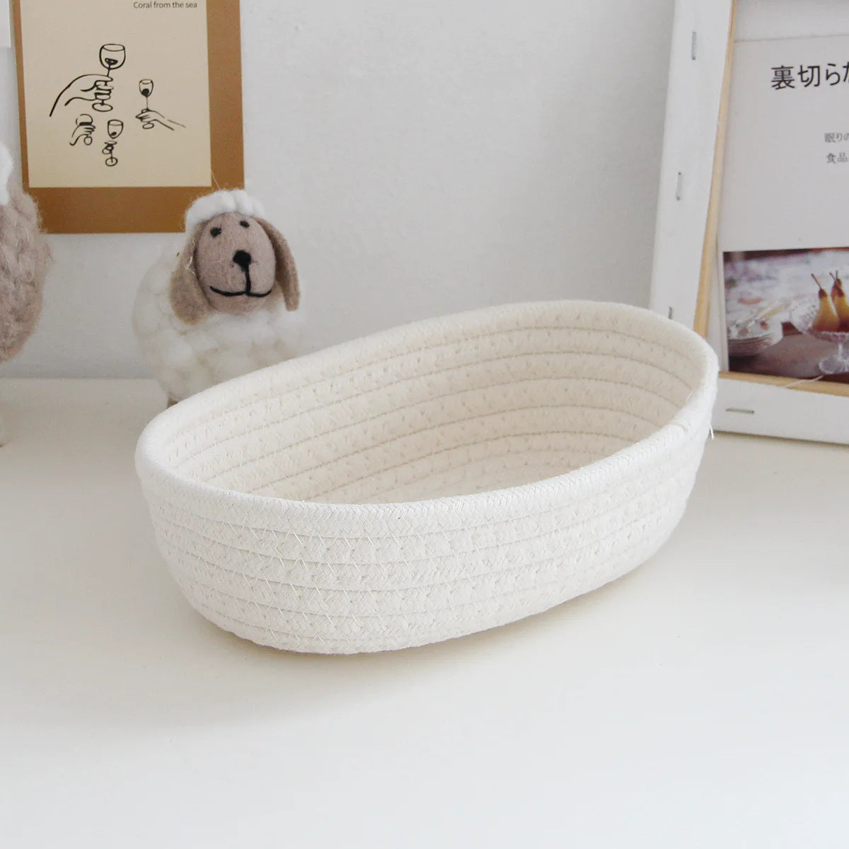 SoftWeave Oval Storage Basket – detail 8