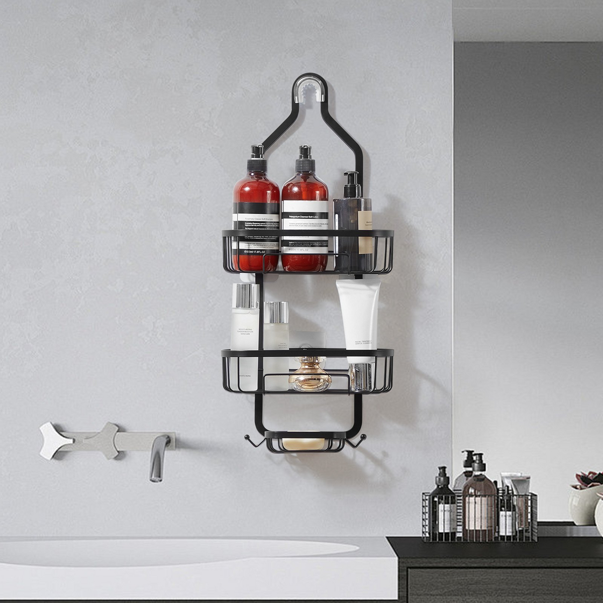 RainCaddy 3-Tier Hanging Shower Organizer – detail 6