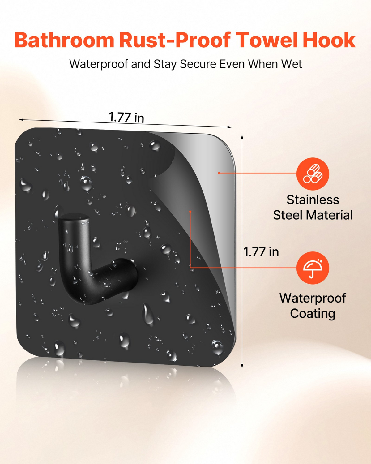 StickHold Adhesive Wall Hooks – detail 1