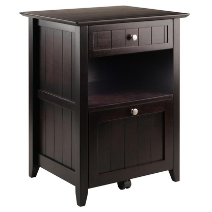 CasterFile Coffee File Cabinet – detail 5