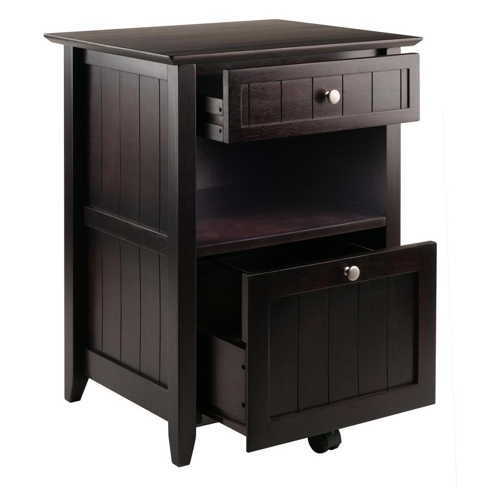 CasterFile Coffee File Cabinet – detail 6