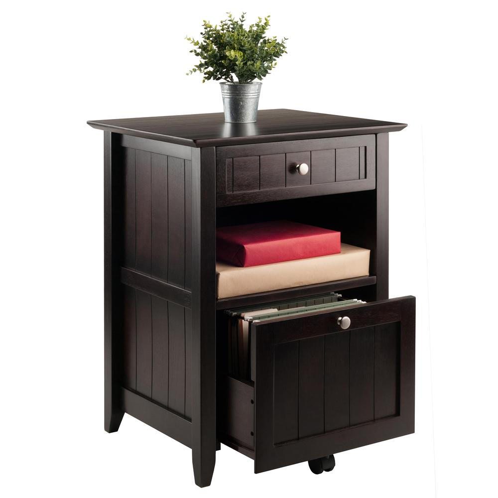 CasterFile Coffee File Cabinet – detail 9