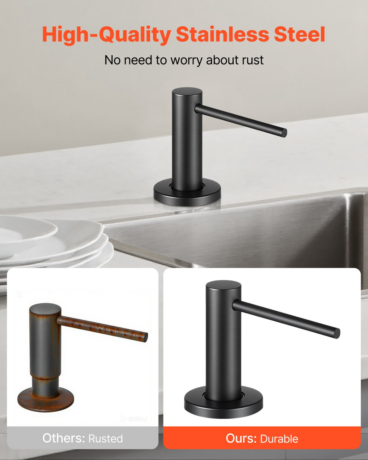 SinkFlow Built-In Soap Dispenser – detail 1