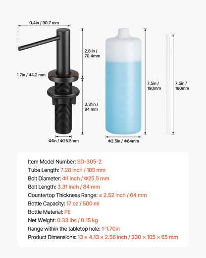 SinkFlow Built-In Soap Dispenser – detail 6