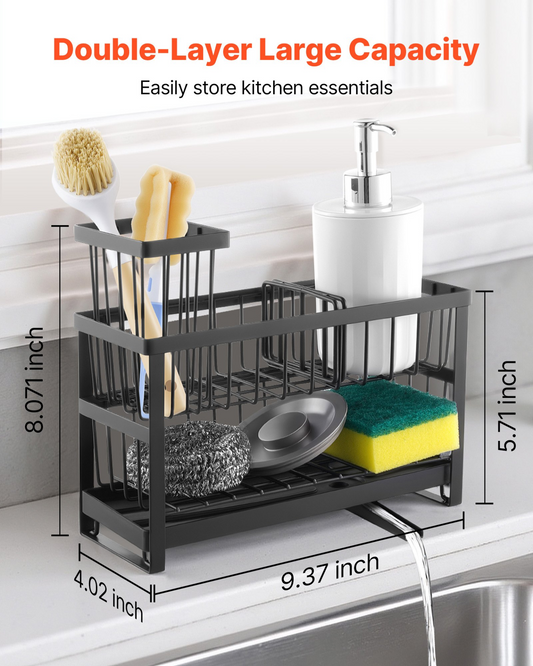 SinkSide 2-Tier Sink Caddy Organizer