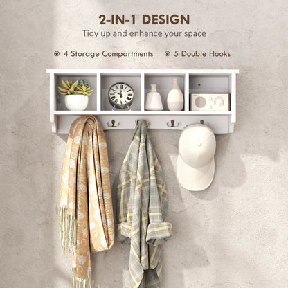 HookHaven Wall-Mounted Coat Rack – detail 1