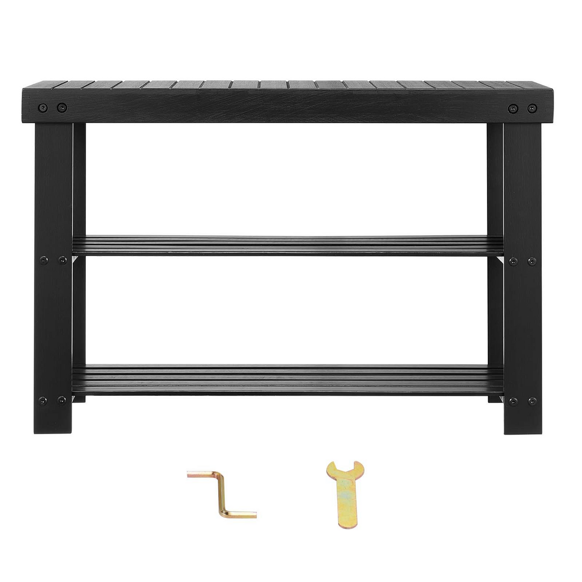 EntryBench 3-Tier Bamboo Shoe Rack – detail 7