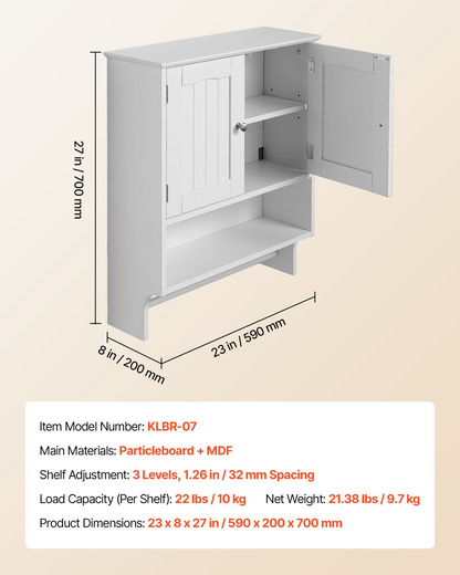 WallNook Over-the-Toilet Storage Cabinet – detail 5
