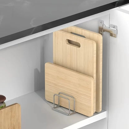 LidStand Pot Lid & Cutting Board Rack