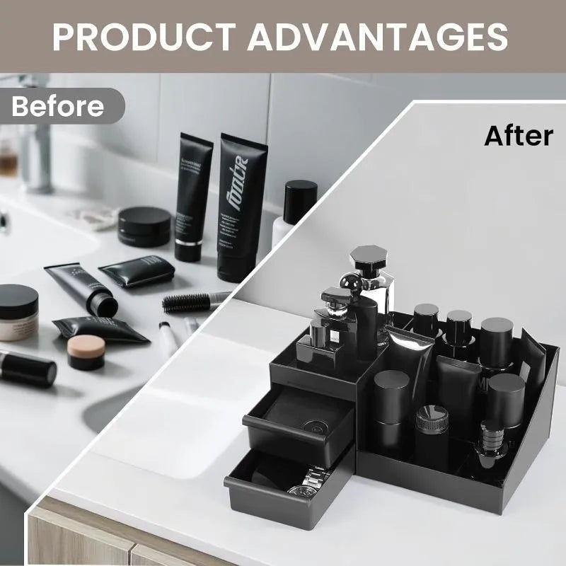 DeskTidy Skincare Organizer with Drawers