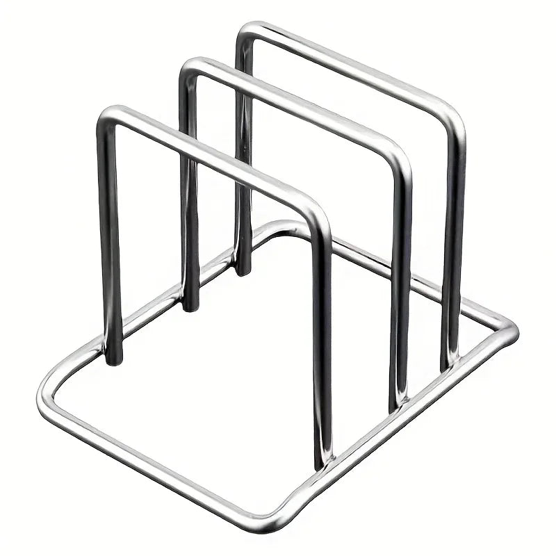 LidStand Pot Lid & Cutting Board Rack