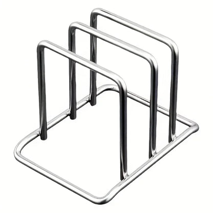 LidStand Pot Lid & Cutting Board Rack