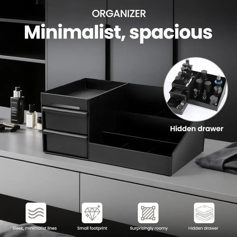 DeskTidy Skincare Organizer with Drawers