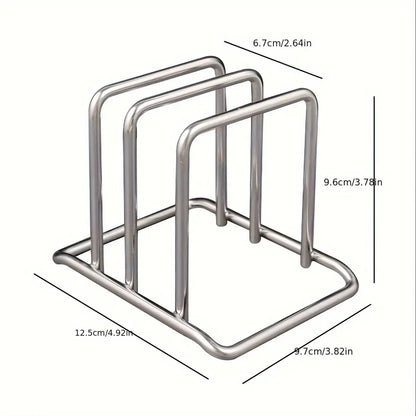 LidStand Pot Lid & Cutting Board Rack