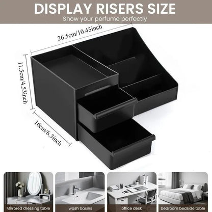 DeskTidy Skincare Organizer with Drawers