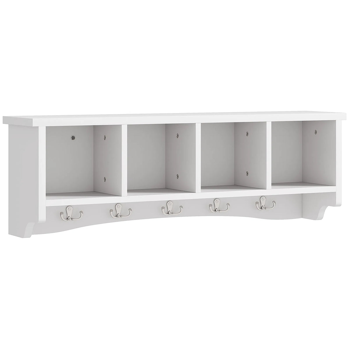 HookHaven Wall-Mounted Coat Rack