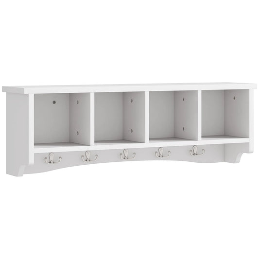HookHaven Wall-Mounted Coat Rack