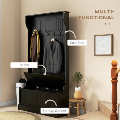 OakHall 3-in-1 Hall Tree – detail 7