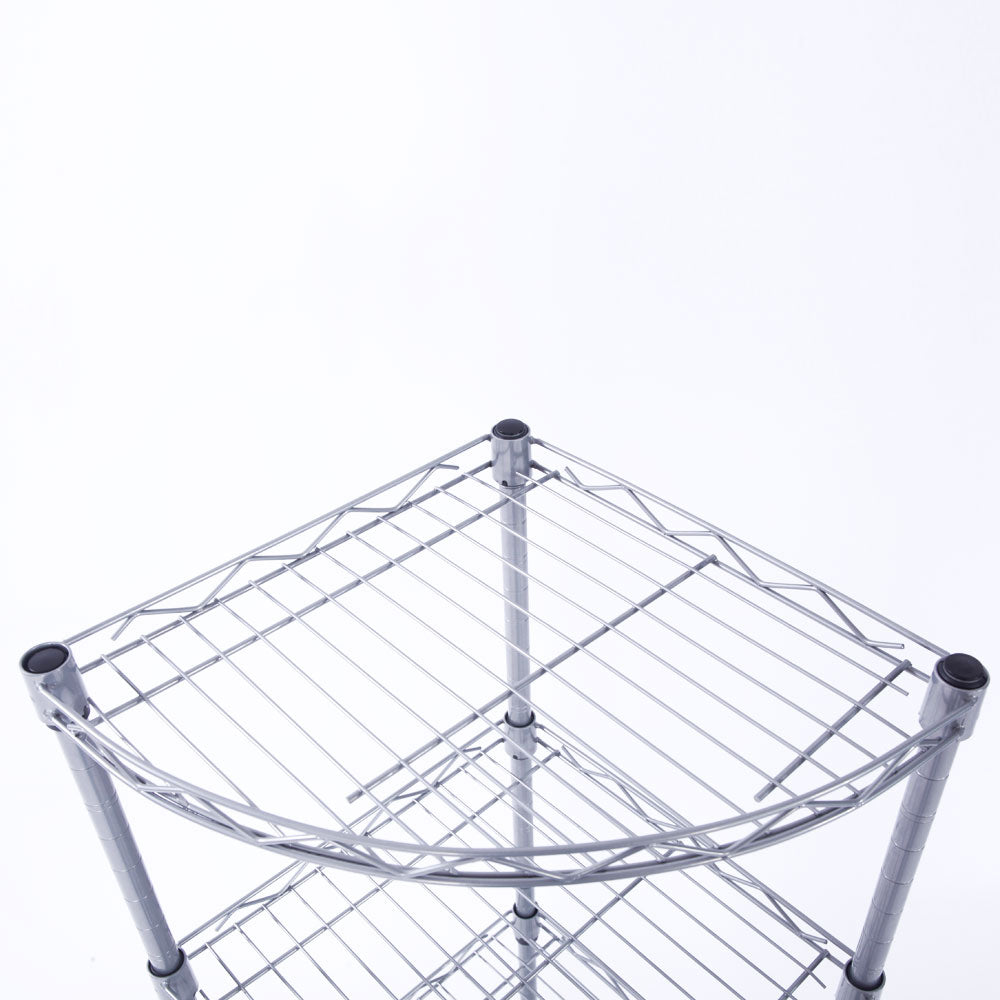 IronTier 4-Tier Corner Wire Shelving Rack – detail 5