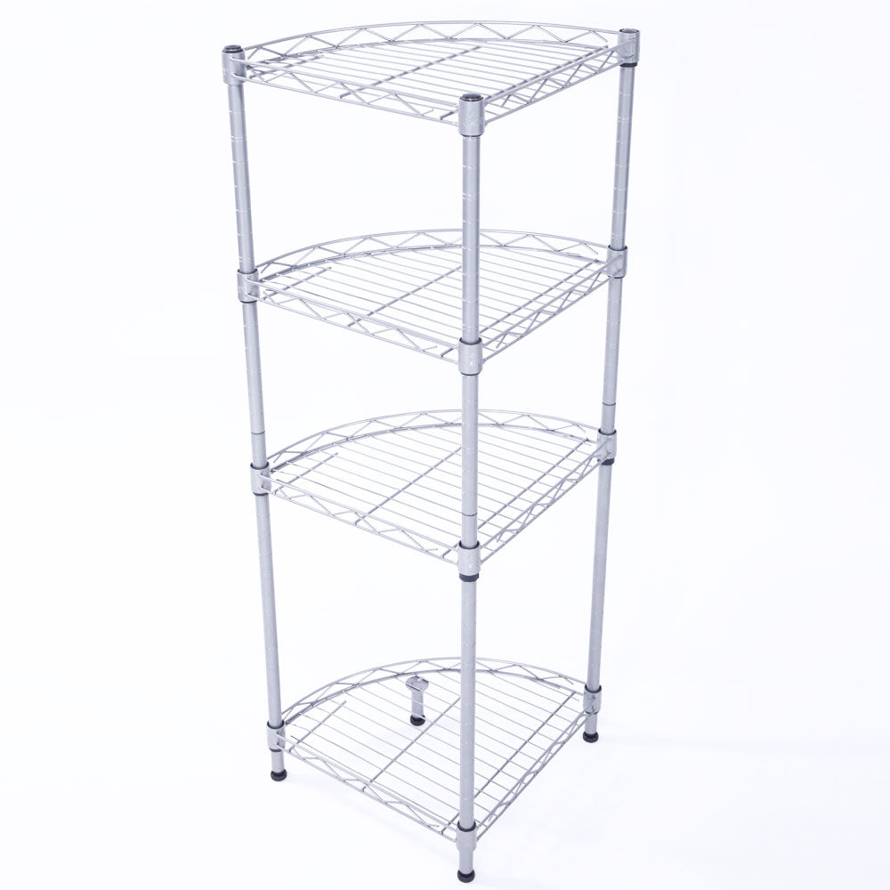 IronTier 4-Tier Corner Wire Shelving Rack – detail 1