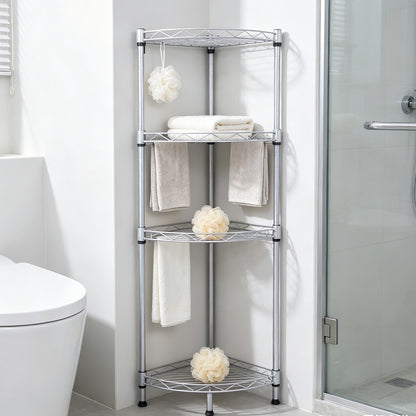 IronTier 4-Tier Corner Wire Shelving Rack – detail 4