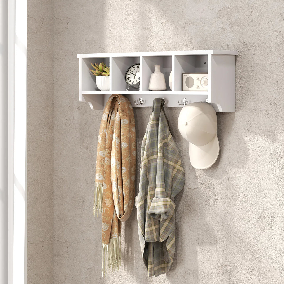 HookHaven Wall-Mounted Coat Rack – detail 2