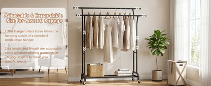 DoubleRod Garment Rack – detail 3