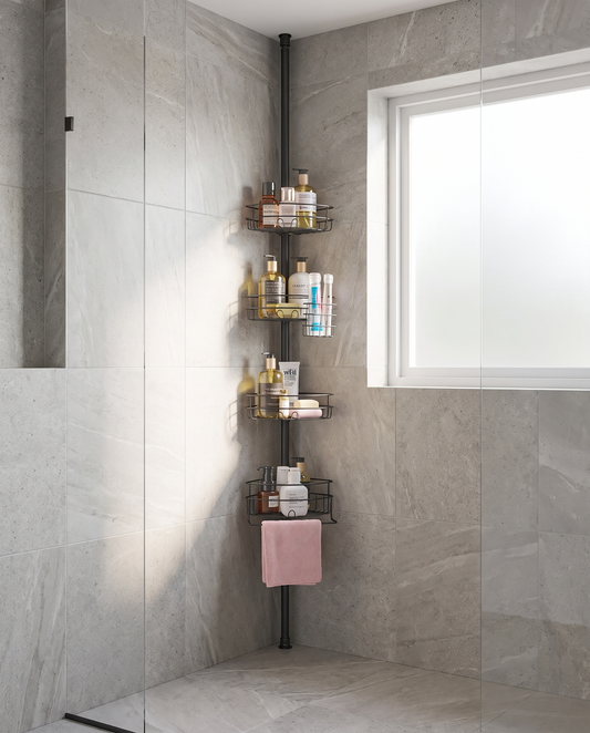 SpanCaddy Adjustable Corner Shower Caddy